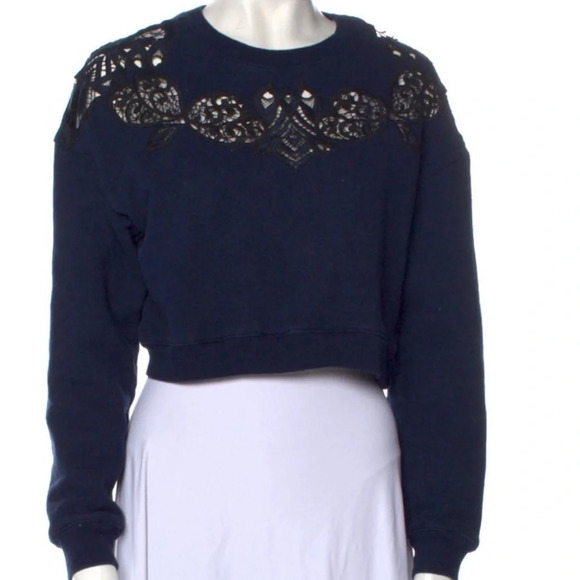 Jonathan Simkhai long sleeve crop top size S - Picture 1 of 2